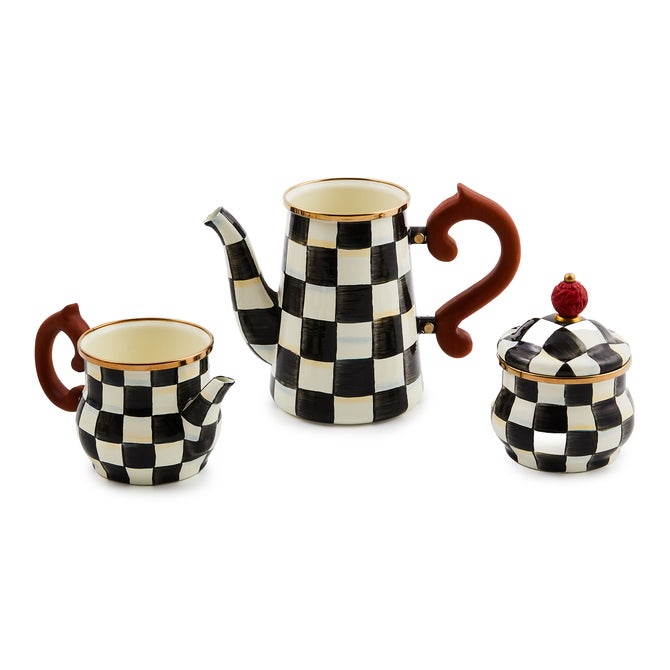 Courtly Check Stackable Coffee Set - {current_domain}