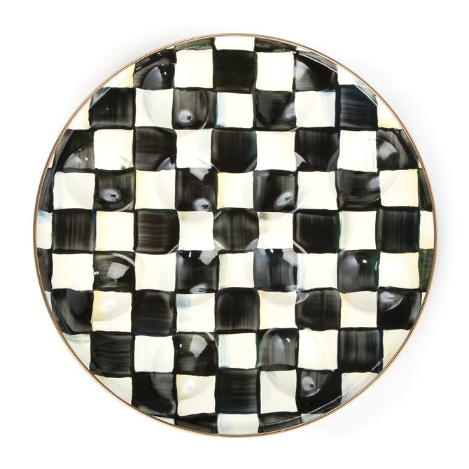 Courtly Check Egg Plate - {current_domain}
