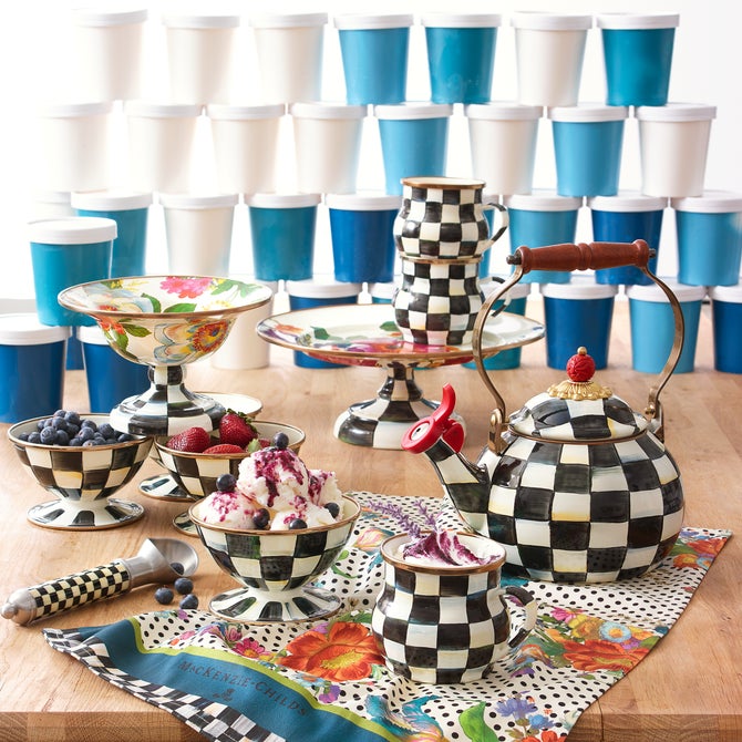 Courtly Check Supper Club Ice Cream Scoop - {current_domain}