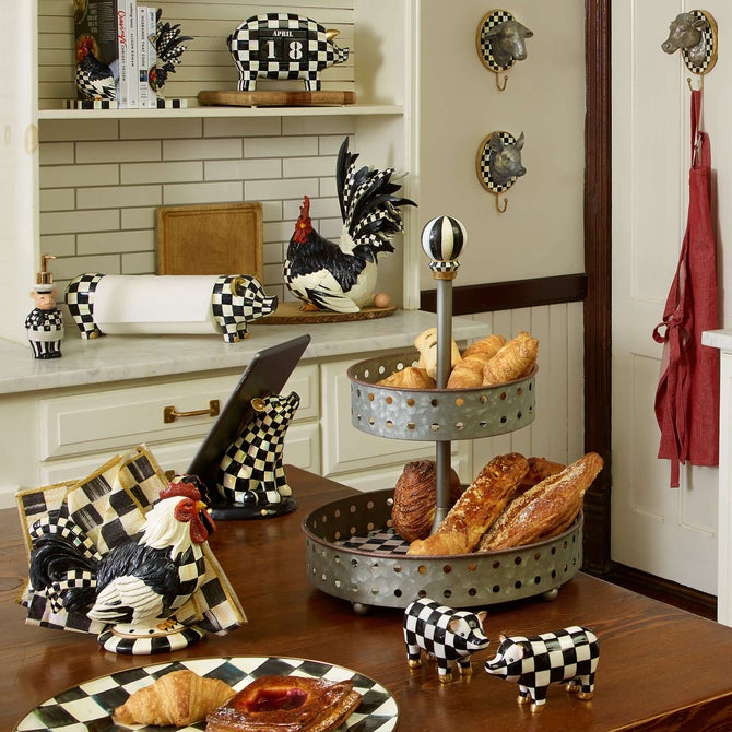 Courtly Check Rooster - {current_domain}