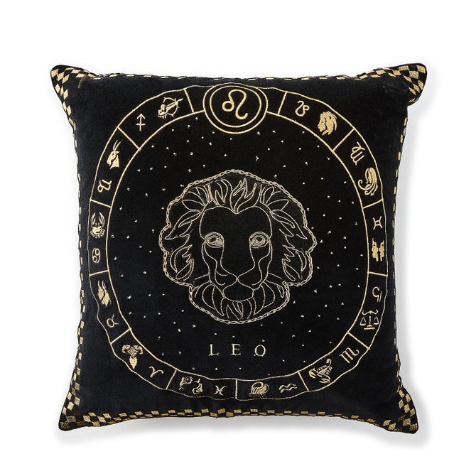 Leo Zodiac Throw Pillow - {current_domain}