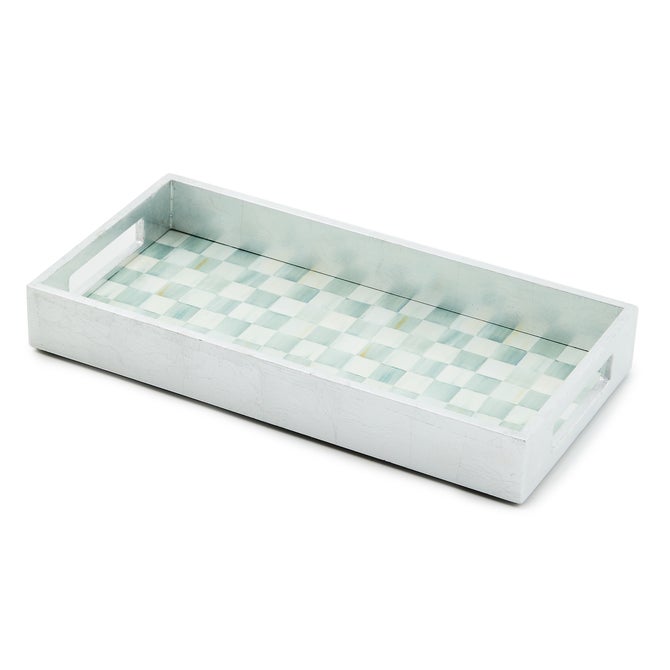 Sterling Check Lacquer Vanity Tray - {current_domain}