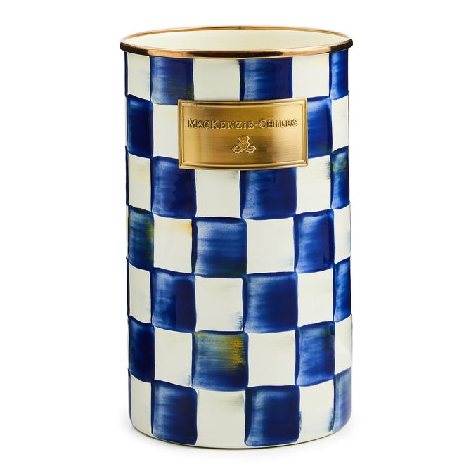 Royal Check Utensil Holder - {current_domain}