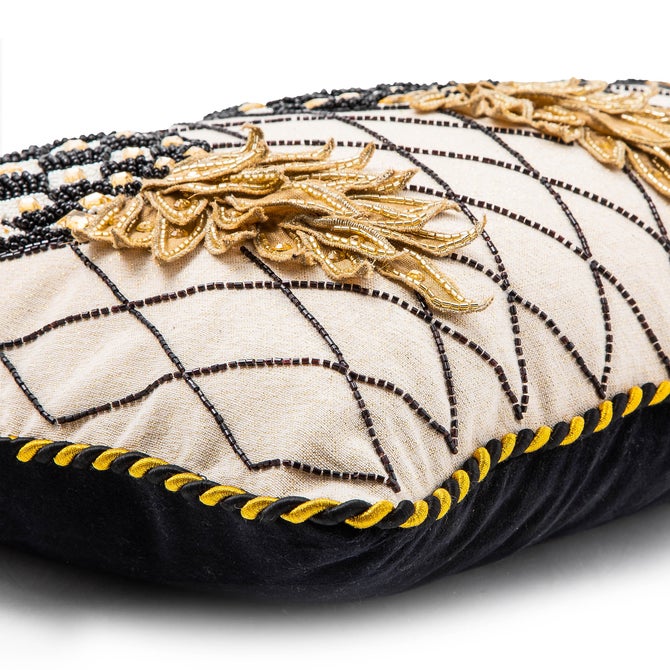 Pineapple Ivory Lumbar Pillow - {current_domain}