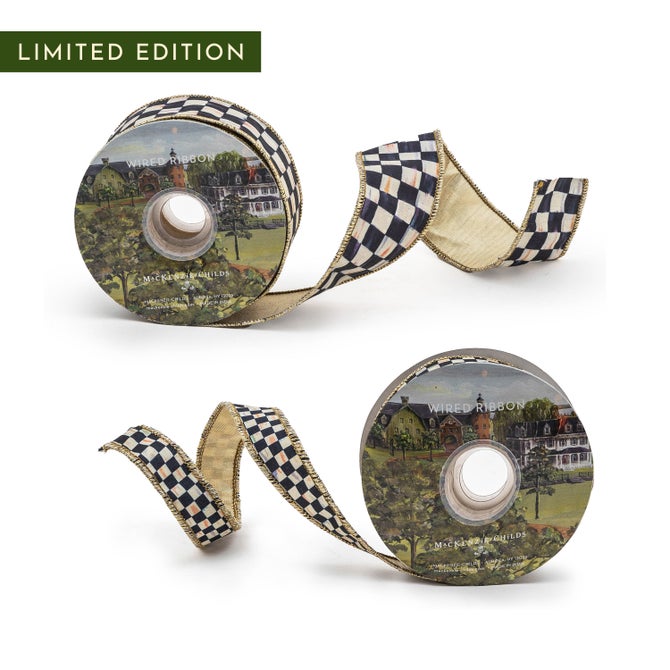 Courtly Check Ribbon, Set of 2 - {current_domain}
