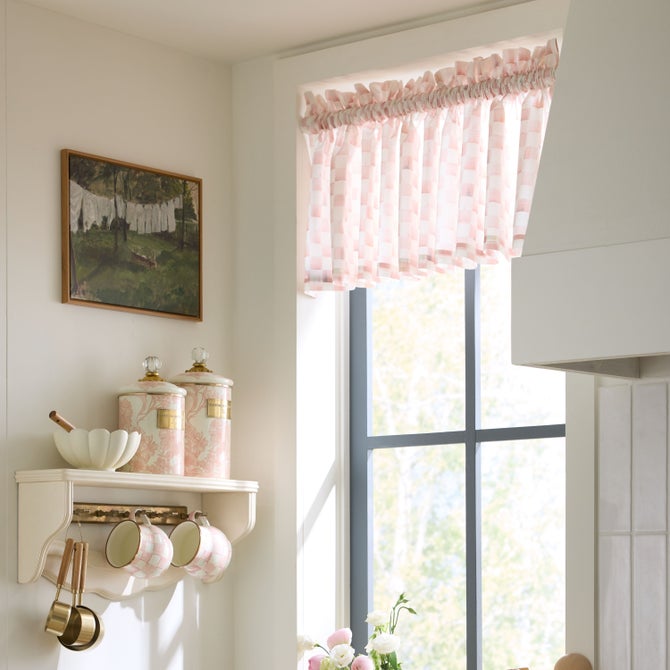 Check Rod Pocket Cafe Valance - {current_domain}