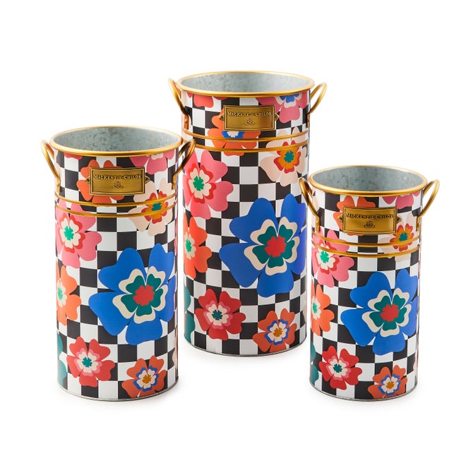 Dolce Vita Flower Buckets, Set of 3 - {current_domain}