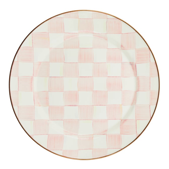 Rosy Check Enamel Dinnerware - {current_domain}