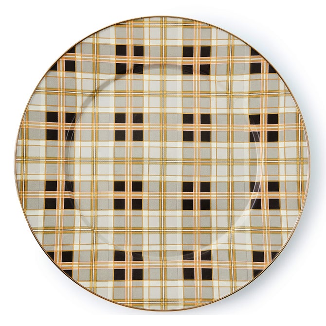 Tartan Mocha Serving Platter - {current_domain}
