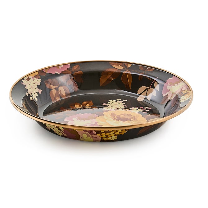 Wild Rose Brown Pie Plate - {current_domain}