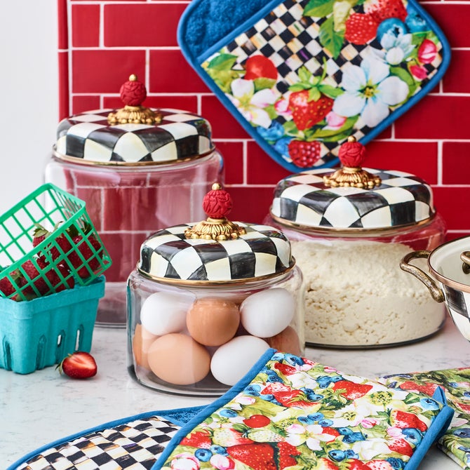 Courtly Check Medium Kitchen Canister - {current_domain}