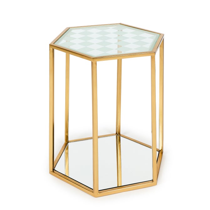 Honeycomb Accent Table - {current_domain}