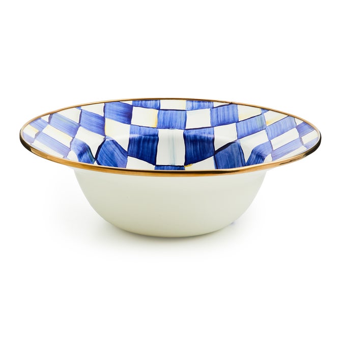 Royal Check Serving Bowl - {current_domain}
