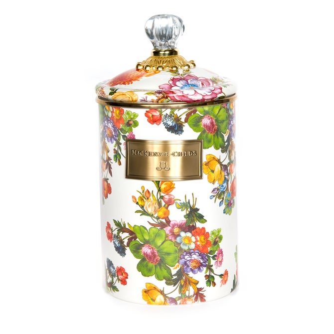 White Flower Market Large Canister - {current_domain}