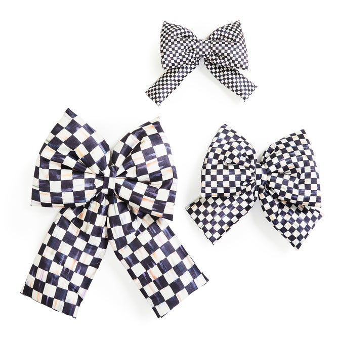 Courtly Check Medium Bow - {current_domain}