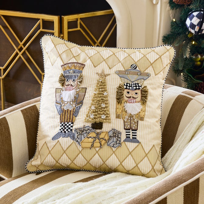 Glam Up Nutcracker Throw Pillow - {current_domain}