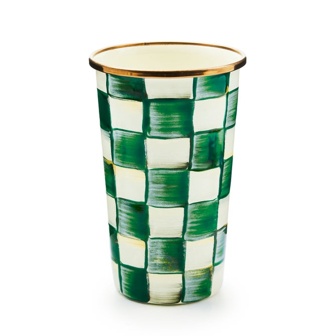 Emerald Check 20 Ounce Tumbler - {current_domain}