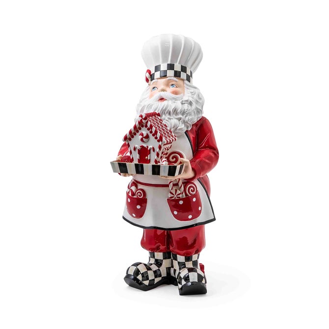 Peppermint Chef Santa Figure - {current_domain}
