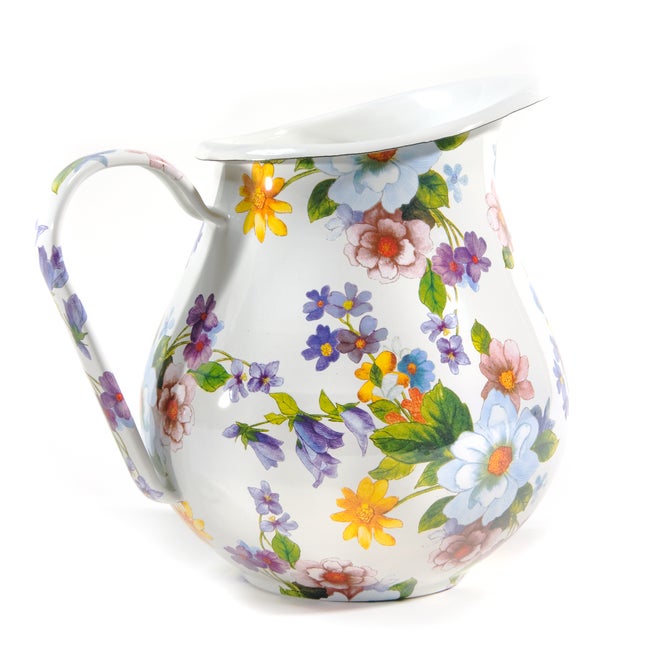 White Flower Market Pitcher - {current_domain}