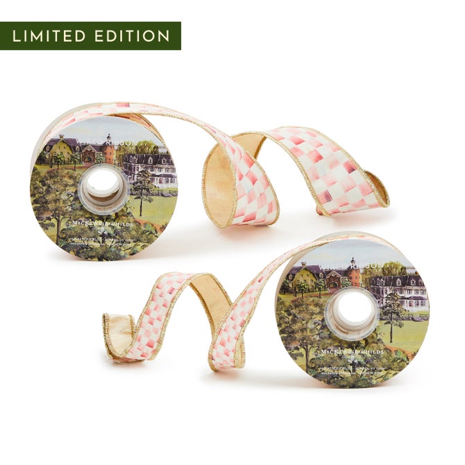 Rosy Check Ribbon, Set of 2 - {current_domain}