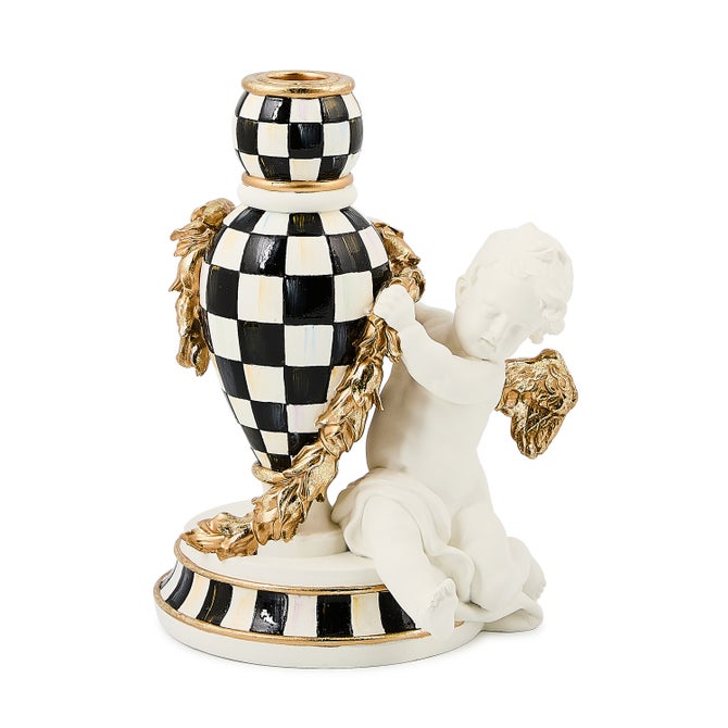 Courtly Noel Sitting Cherub Candle Holder - {current_domain}