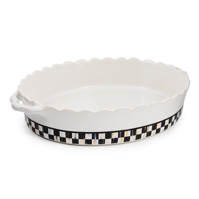 Courtly Check Everyday Large Oval Baker - {current_domain}