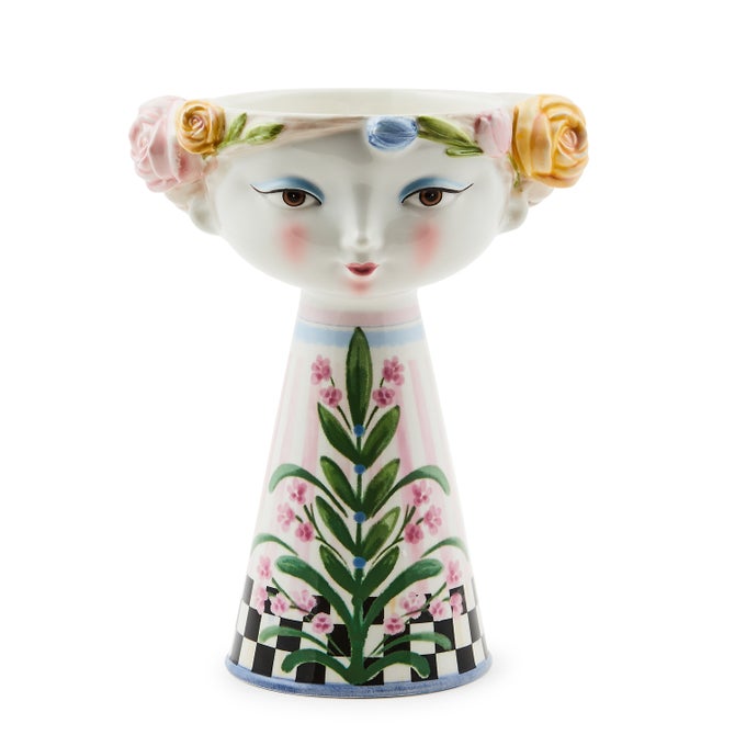 Rosy Meadow Short Lady Vase - {current_domain}