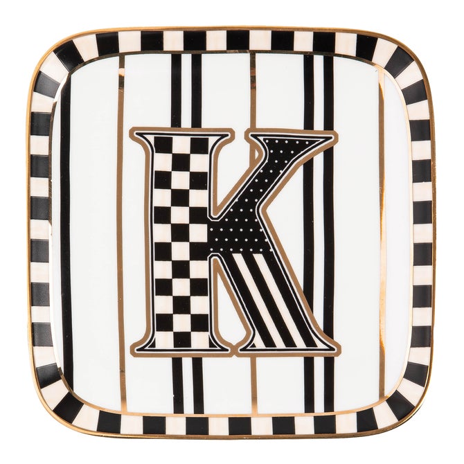 Monogram Dish - K - {current_domain}