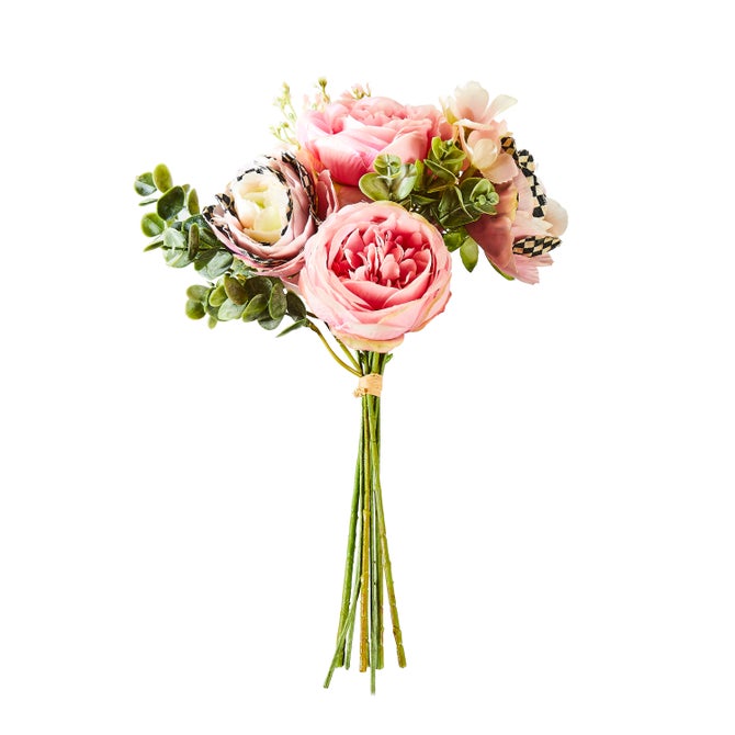 Pink Ranunculus & Rose Bouquet - {current_domain}