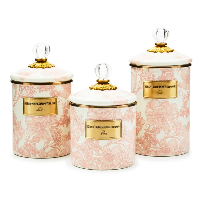 Rosy English Garden Small Canister - {current_domain}