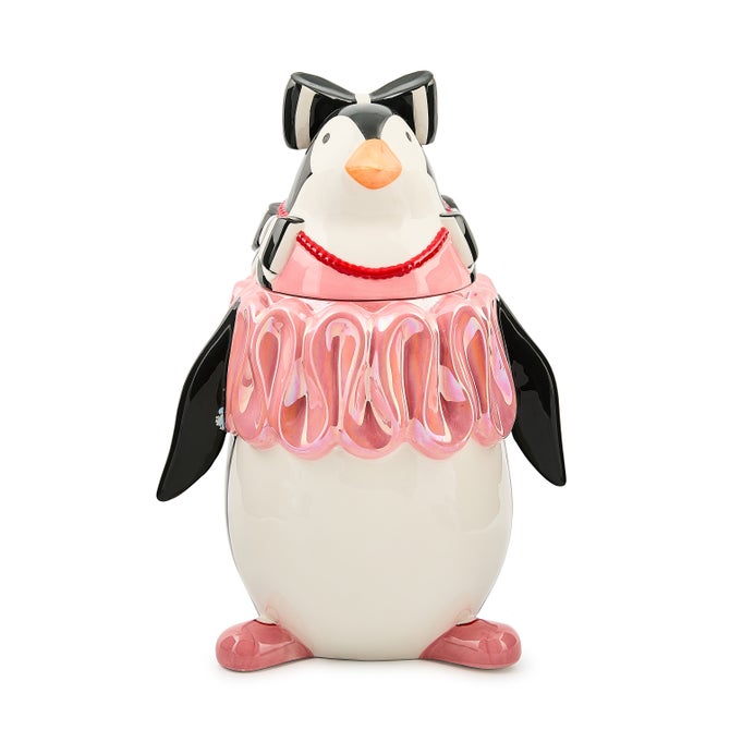 Patience Brewster Millicent Penguin Ceramic Cookie Jar - {current_domain}
