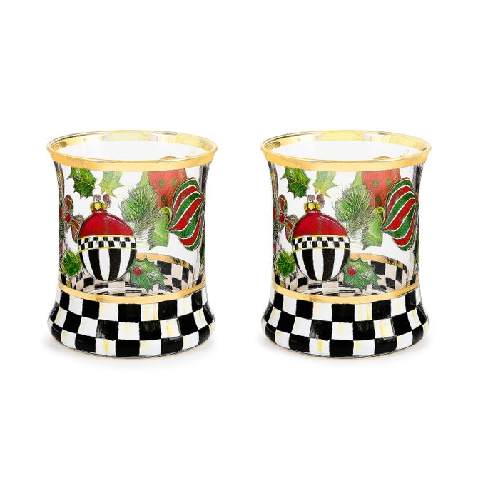 Deck the Halls Tumbler, Set of 2 - {current_domain}