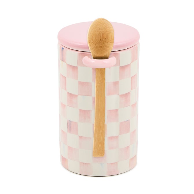 Rosy Check Farmhouse Canister - {current_domain}