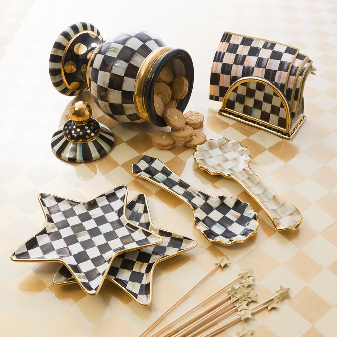 Courtly Check Luncheon Paper Napkins - {current_domain}
