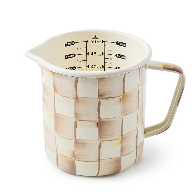 Mocha Check 7 Cup Measuring Cup - {current_domain}