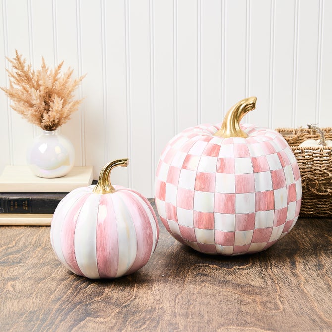Classic Stripe & Check Pumpkin Set - {current_domain}