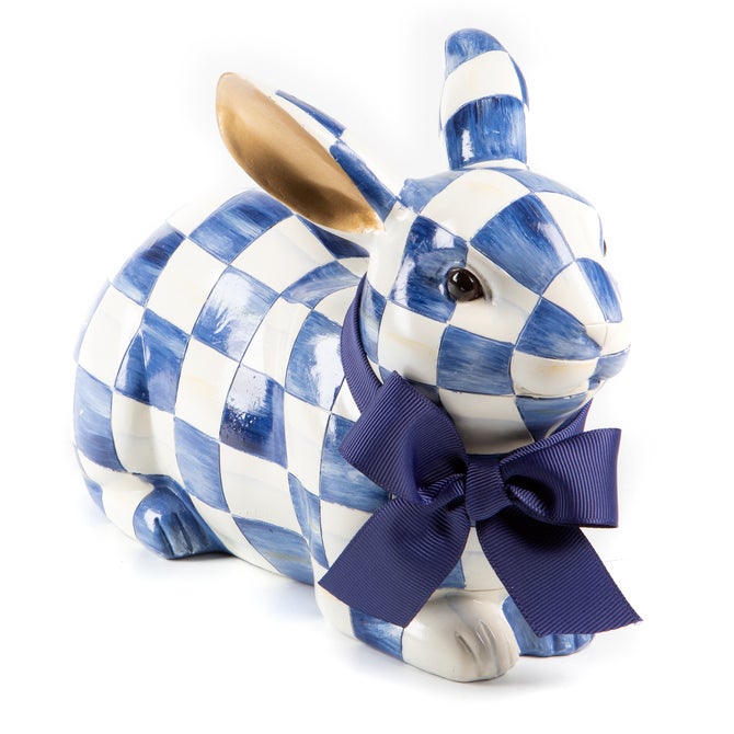 Royal Check Resting Bunny - {current_domain}