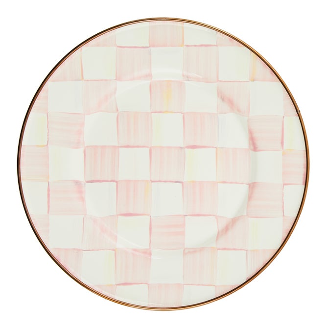 Rosy Check Enamel Dinnerware - {current_domain}