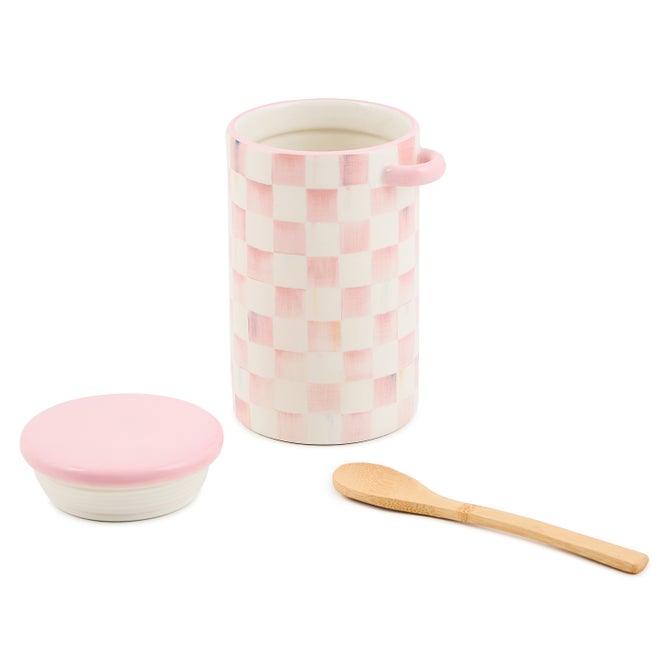 Rosy Check Farmhouse Canister - {current_domain}