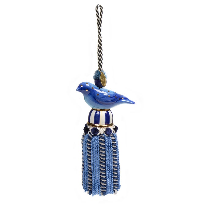 Bird Blue Ceramic Tassel - {current_domain}