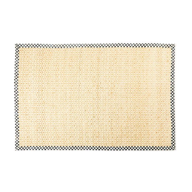Courtly Check Natural Honeycomb 6' x 9' Jute Rug - {current_domain}