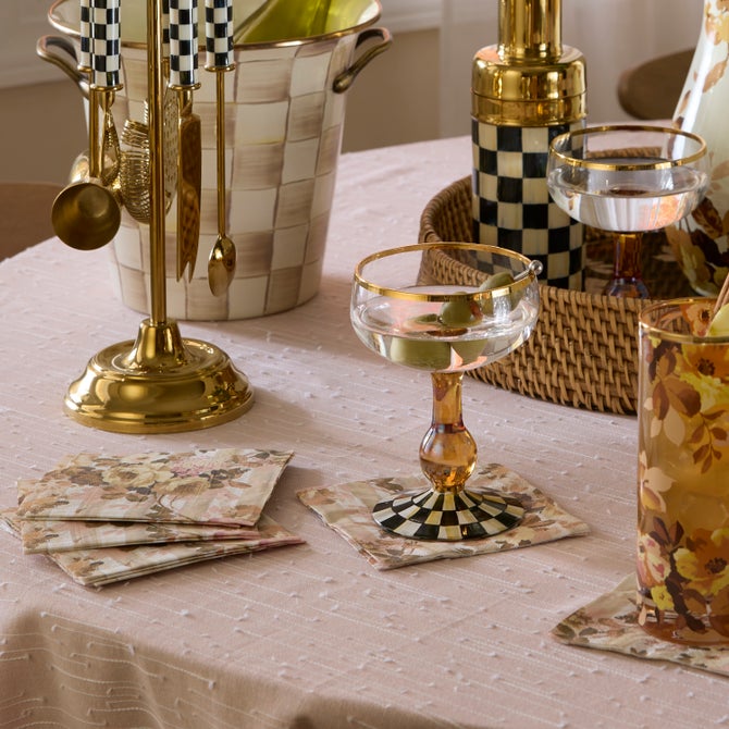 Wild Rose Cocktail Paper Napkins - {current_domain}