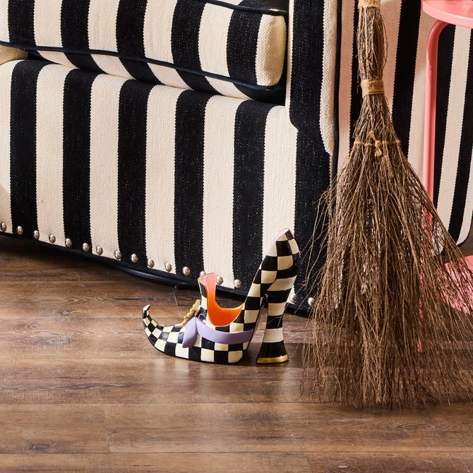 Trick or Treat Witch's Shoe Figurine - {current_domain}