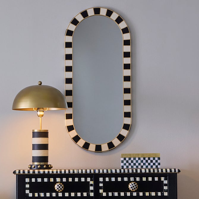 Black Tie Oval Wall Mirror - {current_domain}