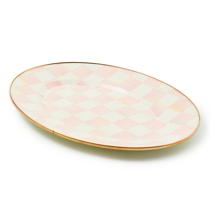 Rosy Check Small Oval Platter - {current_domain}