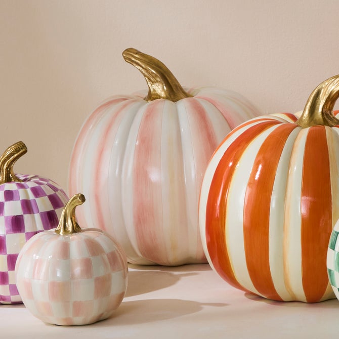 Rosy Stripe Medium Pumpkin - {current_domain}