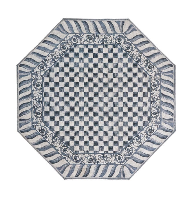 Sterling Check 6' Octagon Washable Rug - {current_domain}