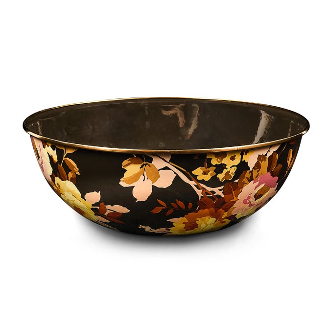Wild Rose Brown Extra Large Everyday Bowl - {current_domain}