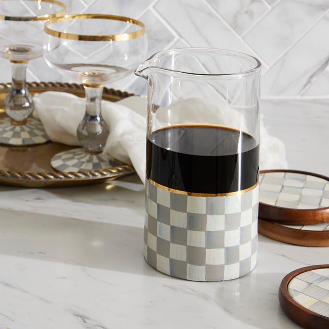 Sterling Check Mixing Glass - {current_domain}