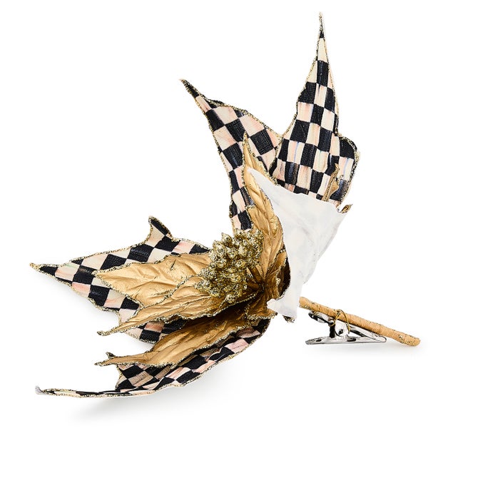 Courtly Noel Poinsettia Clip - {current_domain}